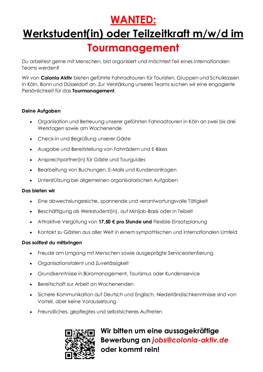 Werksstudent Teilzeit 2026 pdf